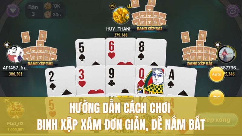 Mậu Binh GO88 Đáng Thử: Chiến Lược Xếp Chiếu Ăn Tiền 3 Hướng dẫn cách chơi Binh xập xám đơn giản, dễ nắm bắt